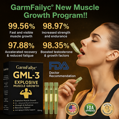 𝑶𝒇𝒇𝒊𝒄𝒊𝒂𝒍 𝑺𝒕𝒐𝒓𝒆 | 𝐆𝐚𝐫𝐦𝐅𝐚𝐢𝐥𝐲𝐜®💪 𝐆𝐌𝐋-𝟑 𝑺𝒊𝒙-𝒊𝒏-𝑶𝒏𝒆 𝑴𝒖𝒔𝒄𝒍𝒆 𝑮𝒓𝒐𝒘𝒕𝒉 𝑶𝒓𝒂𝒍 𝑺𝒐𝒍𝒖𝒕𝒊𝒐𝒏 (𝐉𝐮𝐬𝐭 𝐨𝐧𝐜𝐞 𝐚 𝐝𝐚𝐲, 𝐯𝐢𝐬𝐢𝐛𝐥𝐞 𝐠𝐚𝐢𝐧𝐬 𝐢𝐧 𝟕 𝐝𝐚𝐲𝐬)✅ 𝐅𝐨𝐫 𝐬𝐤𝐢𝐧𝐧𝐲 𝐛𝐨𝐝𝐲, 𝐥𝐨𝐰 𝐦𝐮𝐬𝐜𝐥𝐞 𝐦𝐚𝐬𝐬, 𝐩𝐨𝐨𝐫 𝐬𝐭𝐫𝐞𝐧𝐠𝐭𝐡, 𝐬𝐥𝐨𝐰 𝐫𝐞𝐜𝐨𝐯𝐞𝐫𝐲, 𝐡𝐨𝐫𝐦𝐨𝐧𝐚𝐥 𝐢𝐦𝐛𝐚𝐥𝐚𝐧𝐜𝐞𝐬, 𝐚𝐧𝐝 𝐦𝐨𝐫𝐞!