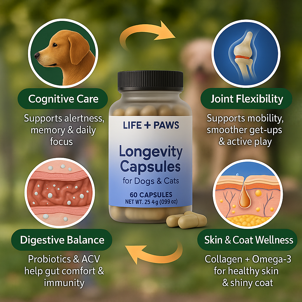 𝐋𝐈𝐅𝐄+ 𝐏𝐀𝐖𝐒®𝐏𝐄𝐓｜𝐏𝐄𝐓 𝐋𝐈𝐅𝐄𝐒𝐏𝐀𝐍 ×𝟐 / ×𝟑（𝐄𝐱𝐭𝐞𝐧𝐝 𝐩𝐞𝐭 𝐥𝐢𝐟𝐞𝐬𝐩𝐚𝐧 𝐛𝐲 𝟓 𝐭𝐨 𝟏𝟎 𝐲𝐞𝐚𝐫𝐬）｜𝐀𝐧𝐭𝐢-𝐀𝐠𝐢𝐧𝐠 𝐋𝐨𝐧𝐠𝐞𝐯𝐢𝐭𝐲 𝐒𝐮𝐩𝐩𝐨𝐫𝐭｜𝐕𝐢𝐭𝐚𝐥𝐢𝐭𝐲 𝐁𝐨𝐨𝐬𝐭｜𝐉𝐨𝐢𝐧𝐭 𝐅𝐥𝐞𝐱𝐢𝐛𝐢𝐥𝐢𝐭𝐲｜𝐂𝐨𝐠𝐧𝐢𝐭𝐢𝐯𝐞 𝐂𝐚𝐫𝐞｜𝐃𝐢𝐠𝐞𝐬𝐭𝐢𝐯𝐞 𝐁𝐚𝐥𝐚𝐧𝐜𝐞